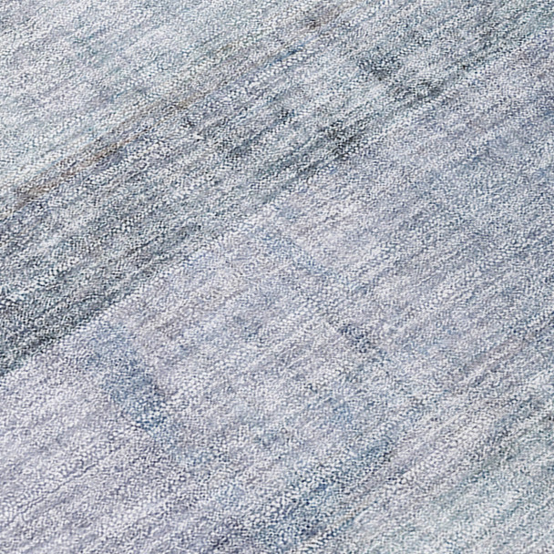 3' X 5' Gray Ombre Washable Indoor Outdoor Area Rug