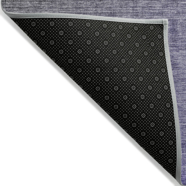 8' X 10' Olive Green And Purple Ombre Washable Indoor Outdoor Area Rug
