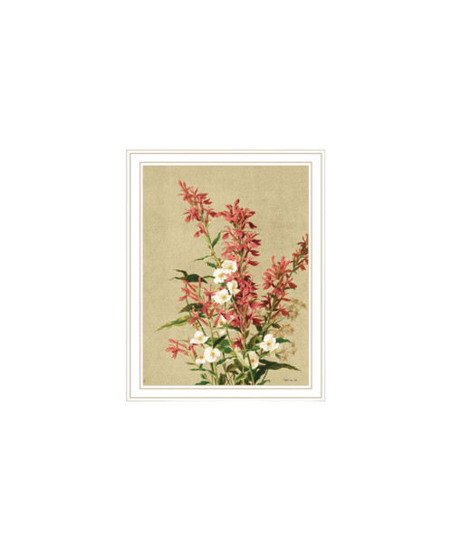 Set Of Two Meadow Flowers White Framed Wall Art