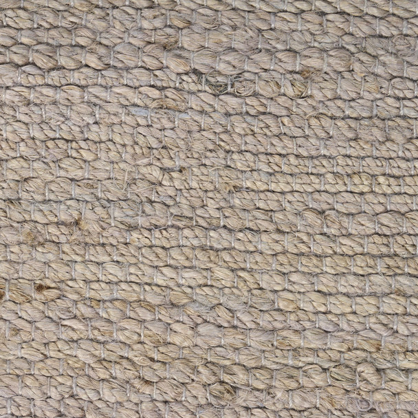 4' X 6' Gray Jute Hand Woven Area Rug