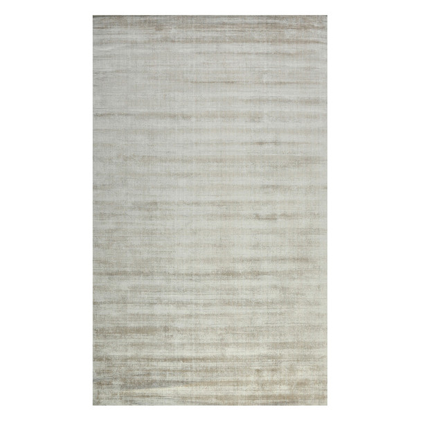 5' X 8' Ivory And Gray Abstract Hand Woven Area Rug