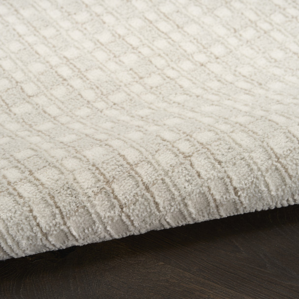 8' X 10' Ivory Geometric Area Rug