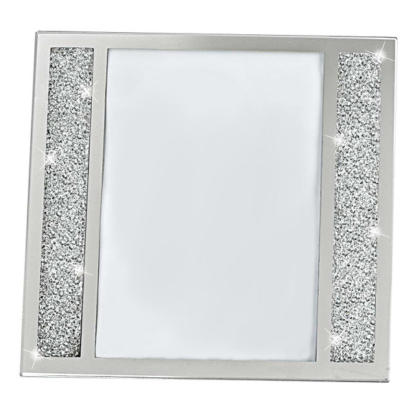 Multiple Sizes Silver Crystal Tabletop Picture Frame