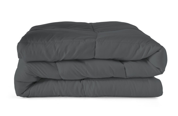 Gray Queen Microfiber Washable Microfiber Down Alternative Comforter