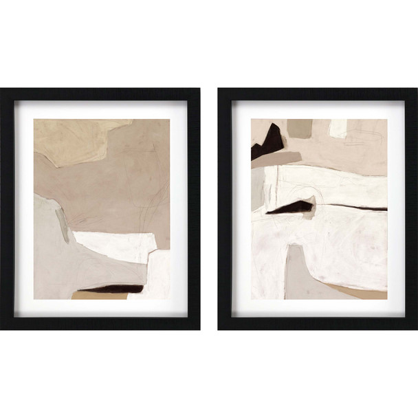 Set Of Two Yukon I Black Framed Print Wall Art