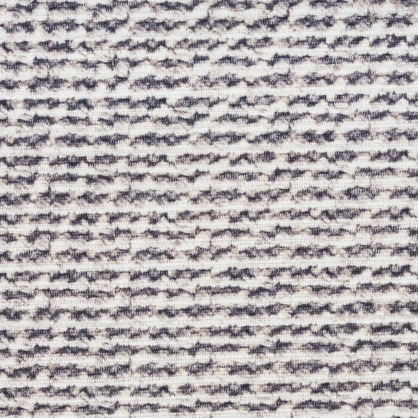 5' X 7' Gray and Ivory Abstract Power Loom Washable Non Skid Area Rug
