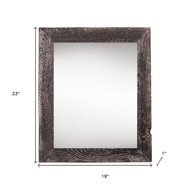 16" x 20" Black Solid Wood Hanging Picture Frame