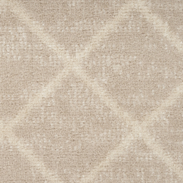 8' X 10' Beige and Ivory Moroccan Power Loom Area Rug