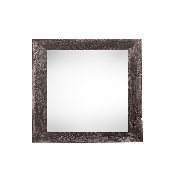 10" x 10" Black Solid Wood Hanging Picture Frame