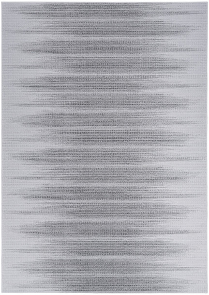 4' X 6' Gray Ombre Distressed Non Skid Area Rug