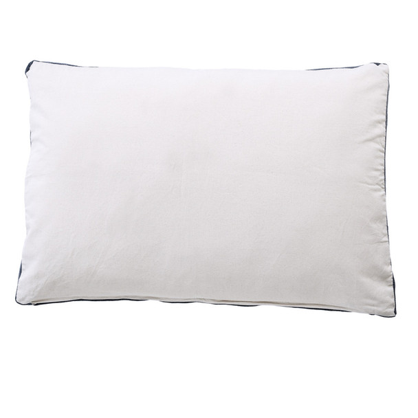 24" X 36" Stonewashed Blue Pillow Style Pet Bed With Removable Cover