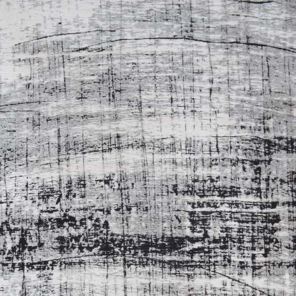 3' X 5' Black and White Abstract Non Skid Area Rug