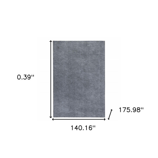 12' x 15' Gray Non Slip Rug Pad