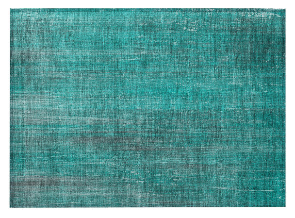 2' X 3' Teal Striped Washable Non Skid Indoor Outdoor Area Rug