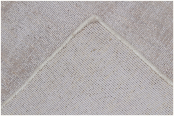 8' X 10' Taupe Hand Loomed Area Rug