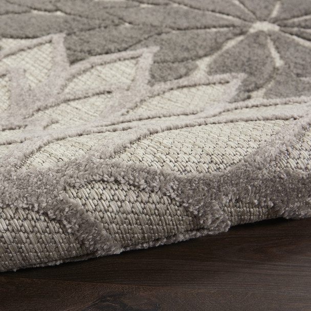 10' Gray Indoor Outdoor Area Rug