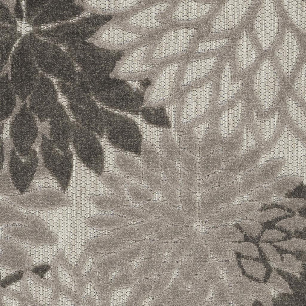 3' X 4' Gray Indoor Outdoor Area Rug