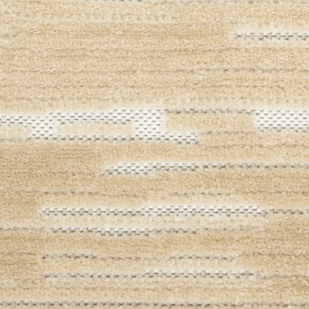 9' X 12' Tan Geometric Area Rug
