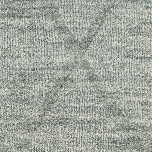 8' X 10' Blue Wool Geometric Hand Woven Area Rug