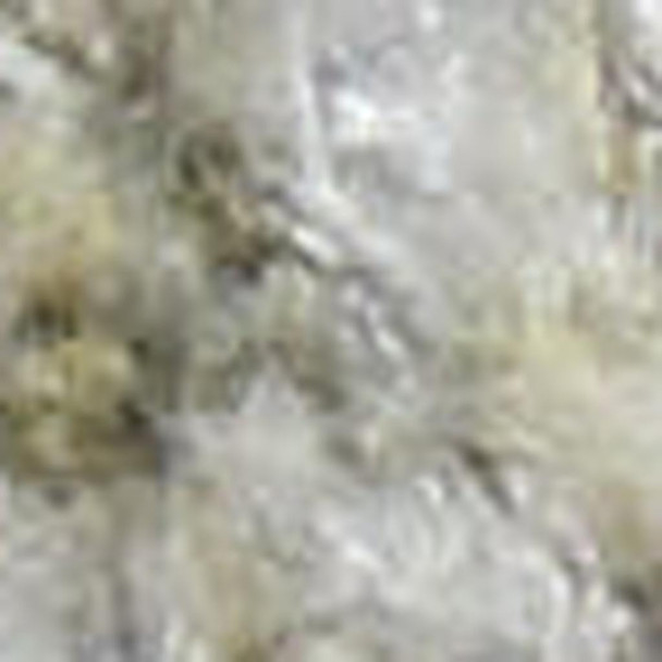 8' Ivory Floral Power Loom Worn Faded Runner Rug