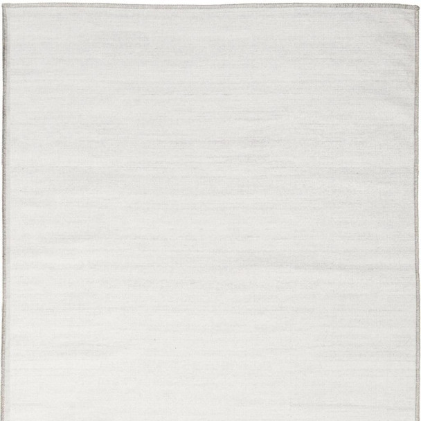 6' Ivory Abstract Runner Rug