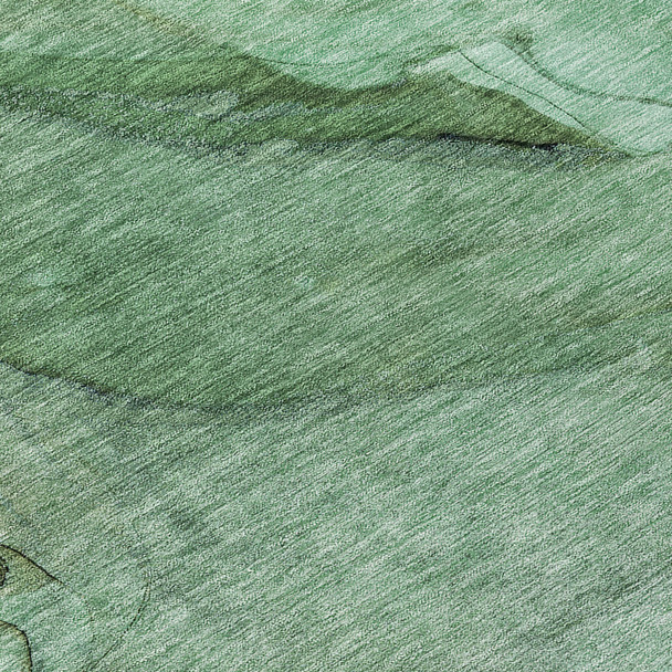 3' X 5' Green And Sage Abstract Washable Indoor Outdoor Area Rug
