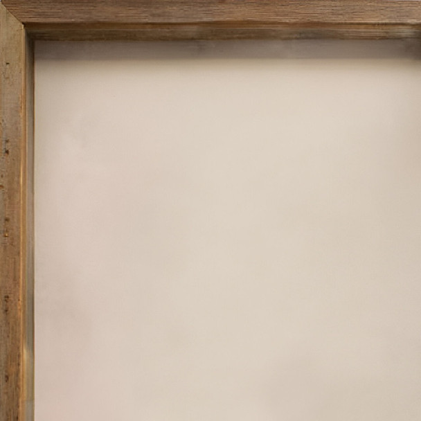 6" x 6" Gray Solid Wood Tabletop Picture Frame