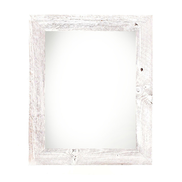 24" x 30" White Solid Wood Hanging Picture Frame