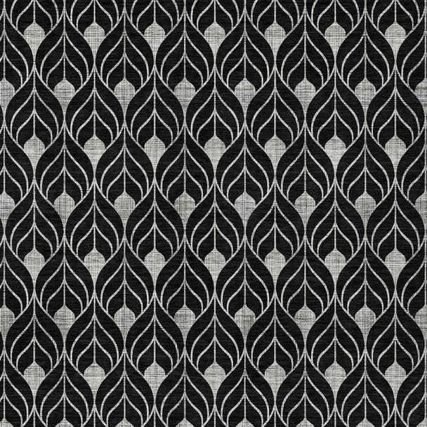 10' X 14' Black And Ivory Geometric Washable Indoor Outdoor Area Rug