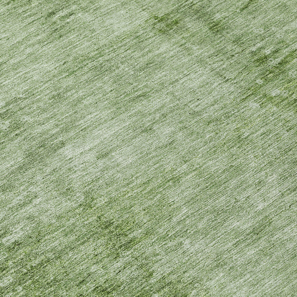 8' X 10' Artichoke Green And Ivory Abstract Washable Indoor Outdoor Area Rug