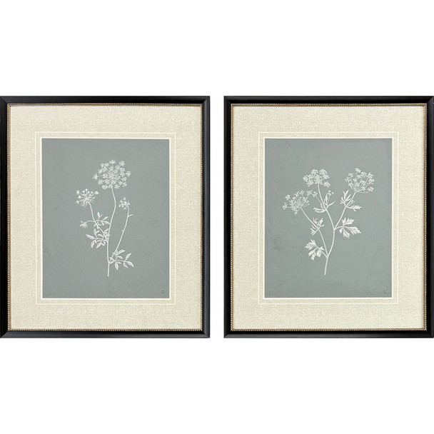 Set Of Two Nature's Gift I Black Framed Wall Art