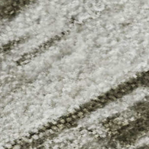 9' X 12' Taupe And Ivory Abstract Washable Area Rug With UV Protection