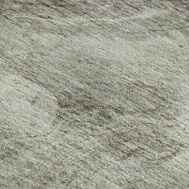 9' X 12' Taupe And Ivory Abstract Washable Area Rug With UV Protection