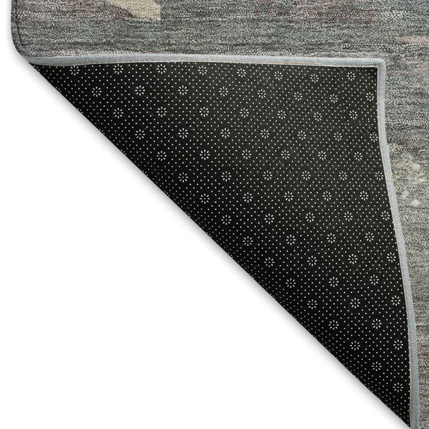 3' X 5' Taupe Coral And Sage Cactus Washable Indoor Outdoor Area Rug
