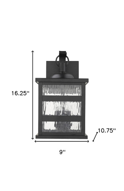 Black And Clear Three Light Transparent Dimmable Outdoor Hanging Lights With Black Shades