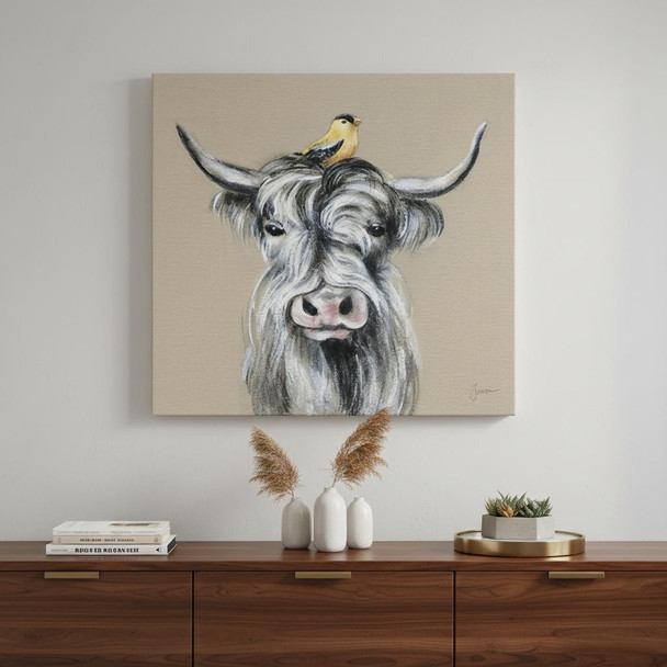 Cute Highland Cow Unframed Print Wall Art