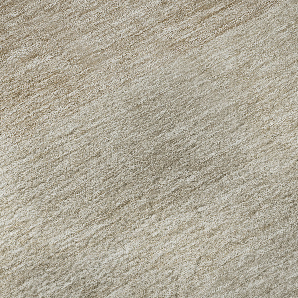 10' X 14' Beige And Ivory Ombre Washable Area Rug With UV Protection