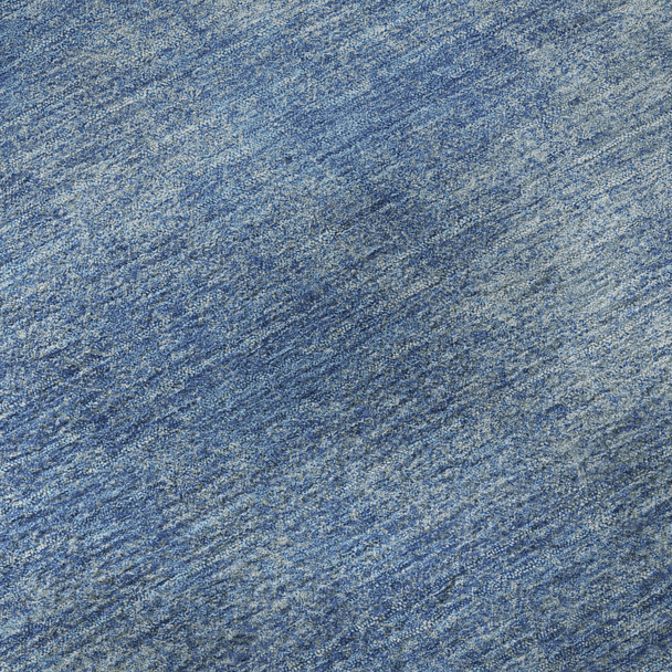 9' X 12' Blue And Gray Abstract Washable Area Rug With UV Protection