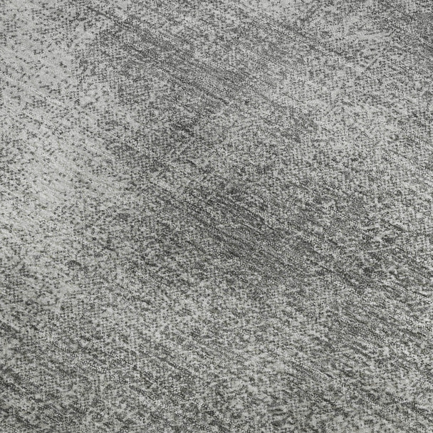 10' X 14' Gray And Silver Abstract Washable Area Rug With UV Protection