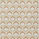 3' X 5' Copper And Beige Geometric Washable Indoor Outdoor Area Rug