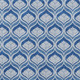 9' X 12' Navy Blue And Sky Blue Geometric Washable Indoor Outdoor Area Rug