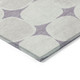 3' X 5' Lavender Beige And Ivory Abstract Washable Indoor Outdoor Area Rug