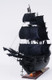 29" Black Black Pearl Pirate Boat Hand Painted Decorative Boat