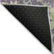 10' X 14' Eggplant Beige And Green Floral Washable Indoor Outdoor Area Rug