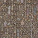 9' X 12' Brown Purple And Blue Floral Washable Indoor Outdoor Area Rug