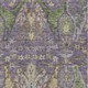 8' X 10' Purple Green And Brown Floral Washable Indoor Outdoor Area Rug