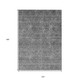 10' X 14' Gray And Charcoal Floral Washable Indoor Outdoor Area Rug