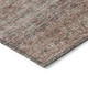 9' X 12' Coral And Black Striped Washable Indoor Outdoor Area Rug