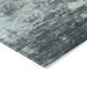 9' X 12' Teal Blue And Navy Blue Abstract Washable Indoor Outdoor Area Rug