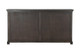 72" Dark Brown Solid Wood Shutter Style Sideboard with Four Doors